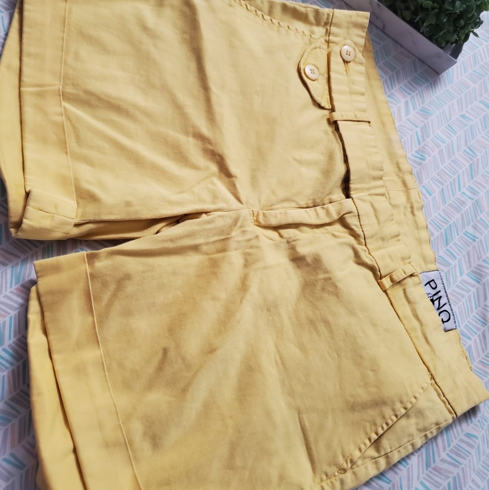 Yellow shorts